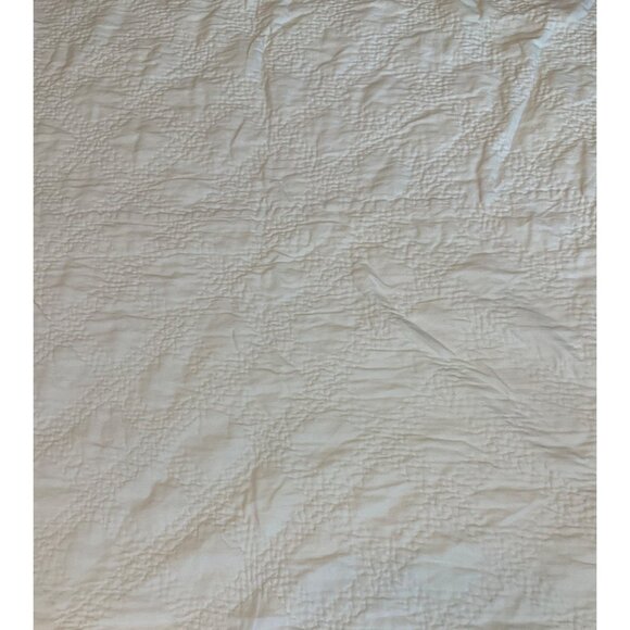 Restoration Hardware Duvet Cover Reversible Quilted King beige striped Cotton - Picture 4 of 10